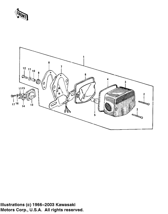 Taillight unit ass`y