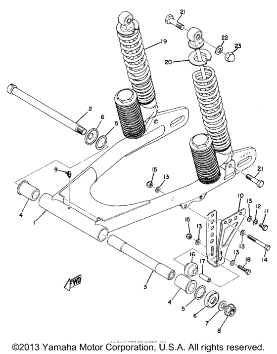 Rear arm - rear cushion