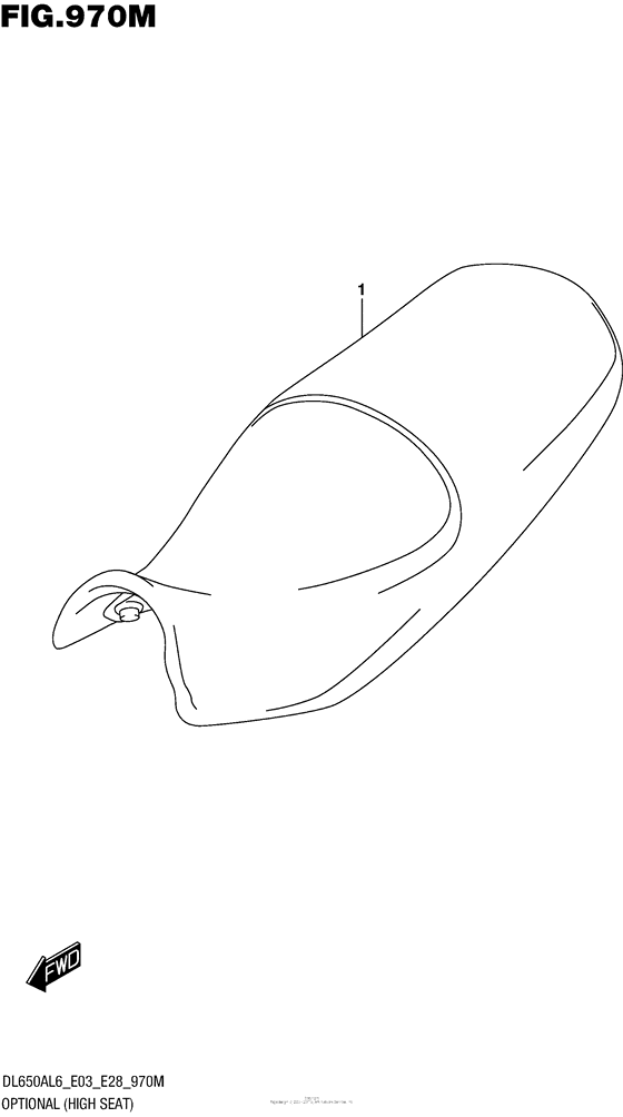 DL650 (ABS) Optional (High Seat) (Dl650Xal6 E28)