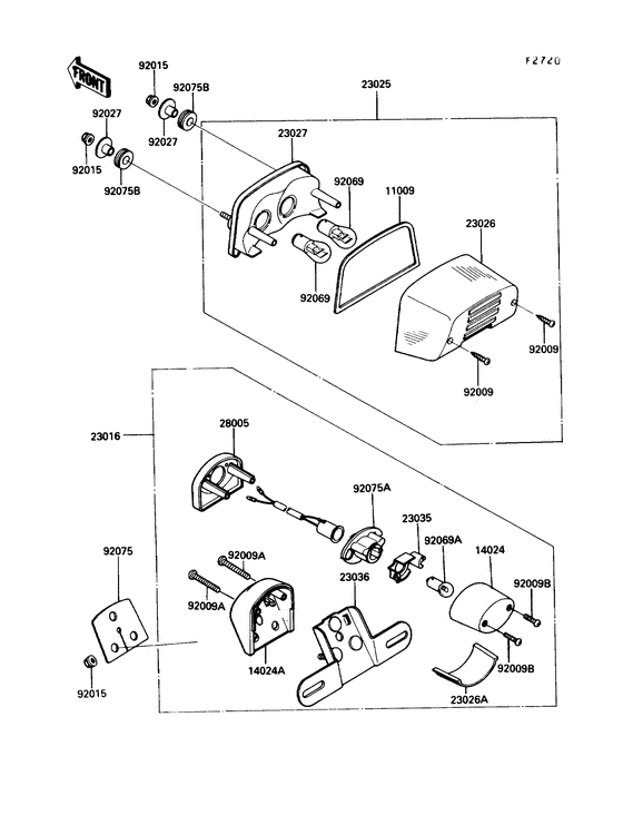 Taillight unit ass`y