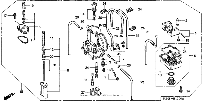 CR125R Carburetor ('02-'03)