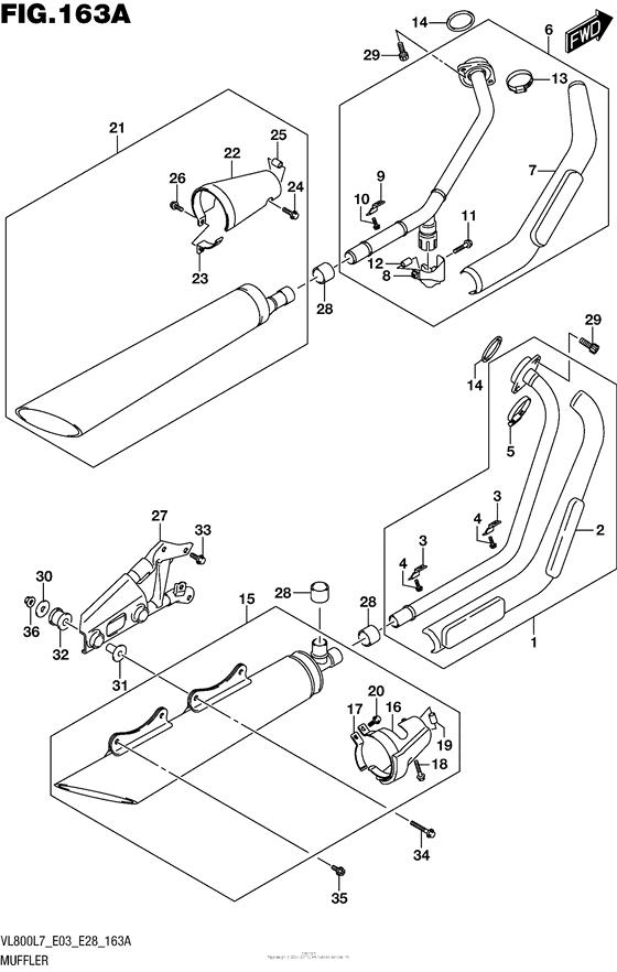Muffler (Vl800L7 E03)