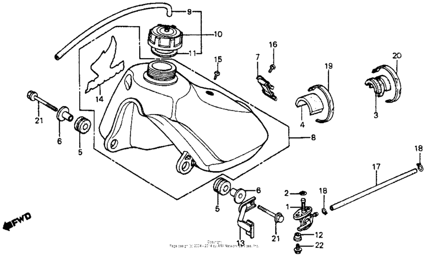 Fuel tank 83