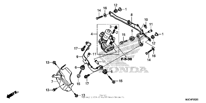 Front power unit (cbr600ra)