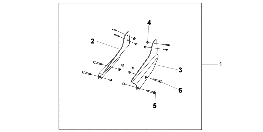 VTX1800C Bkrst mnt bkt