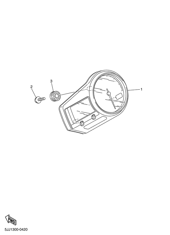 YZF-R1 Приборы