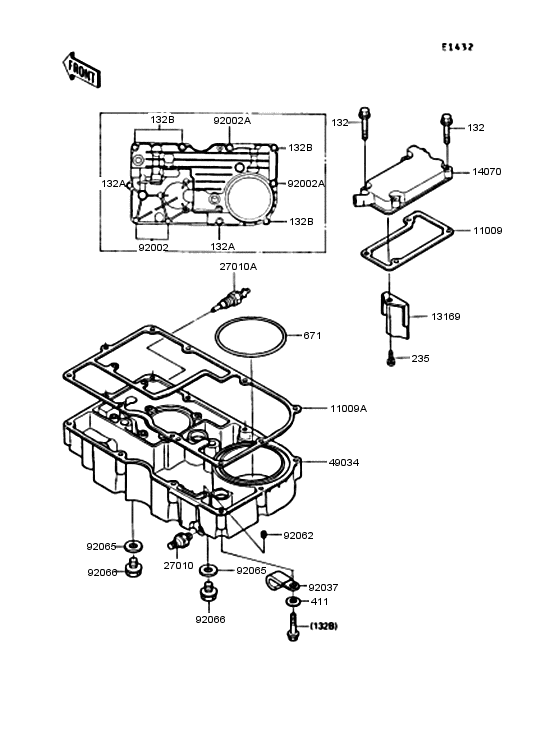 Breather body/oil pan