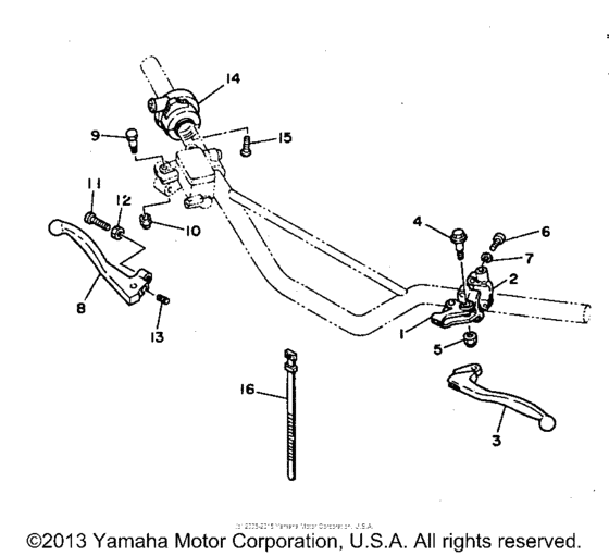 Handle switch - lever