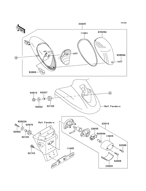 Taillight unit ass`y