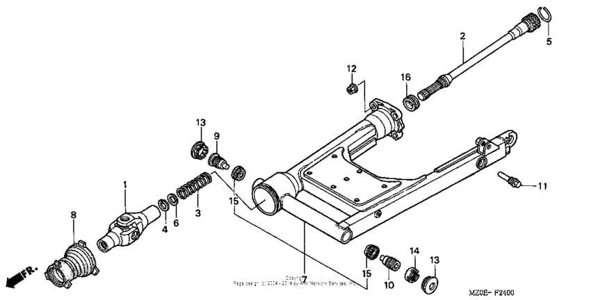 GL1500CD Маятник
