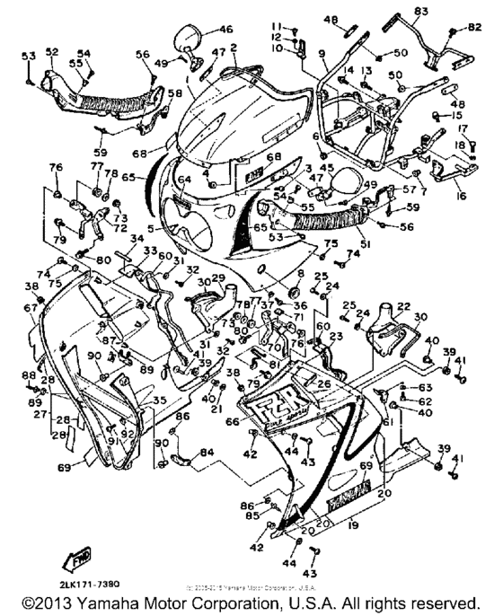 Fairing-cowling
