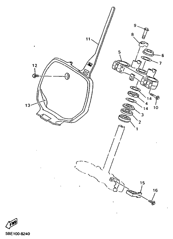 YZ400F Управление