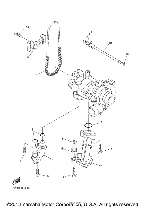 FZ8NBCG Масляный насос