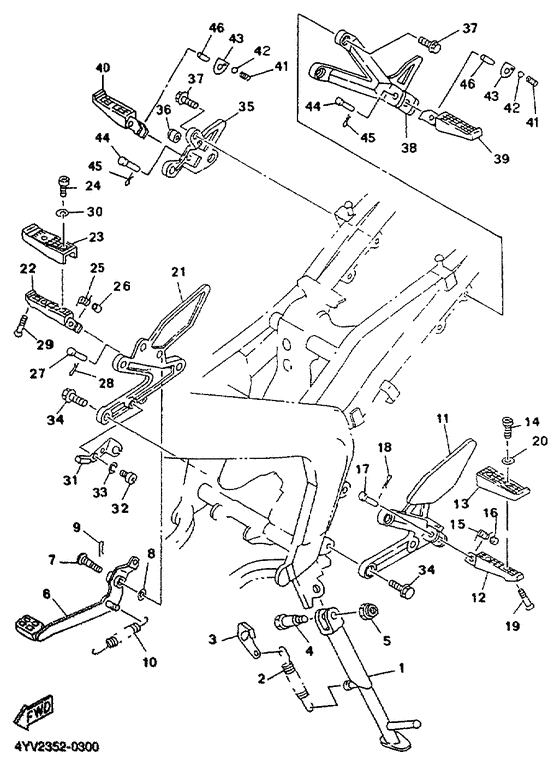 Stand. footrest 2