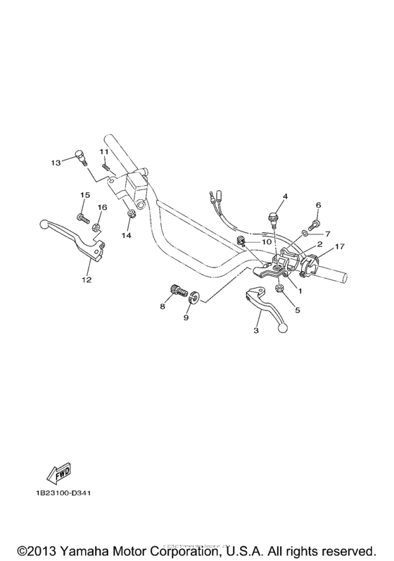 TTR125LV Рулевые переключатели