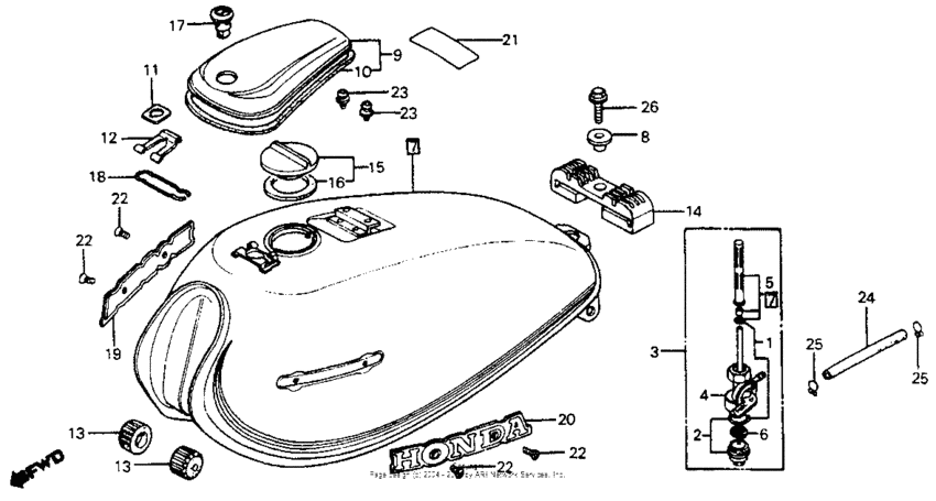 Fuel tank 82