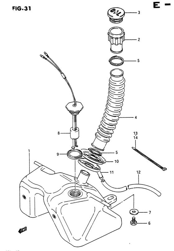 RG250 Бак масляный