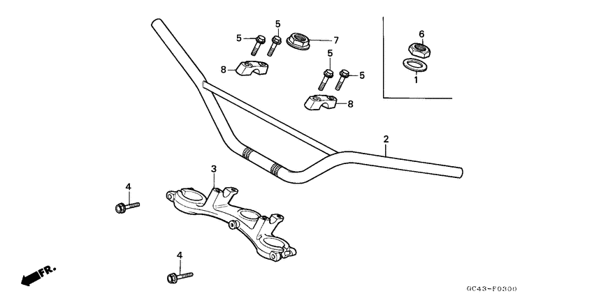 Handle pipe/top bridge