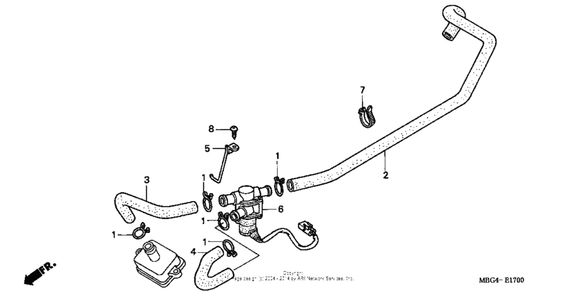 VFR800 Воздушный клапан всасывания
