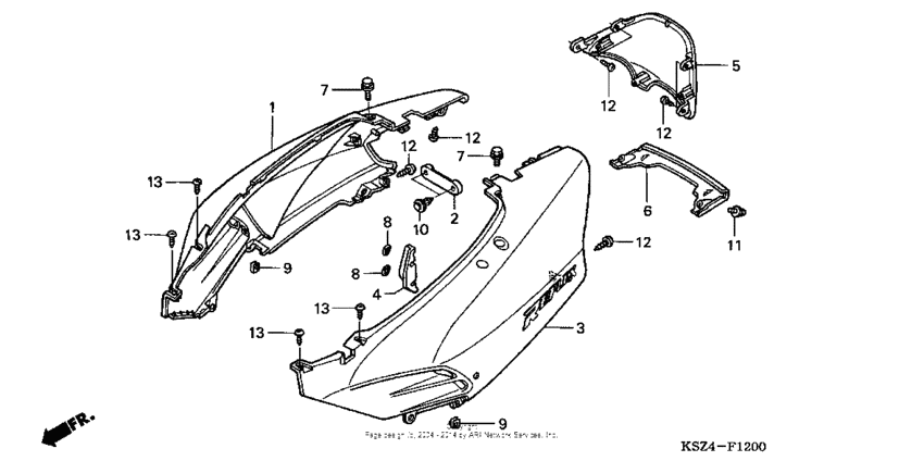 NSS250S (ABS) Облицовка