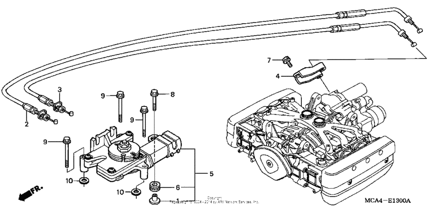 GL1800 (ABS) Reverse shift actuator