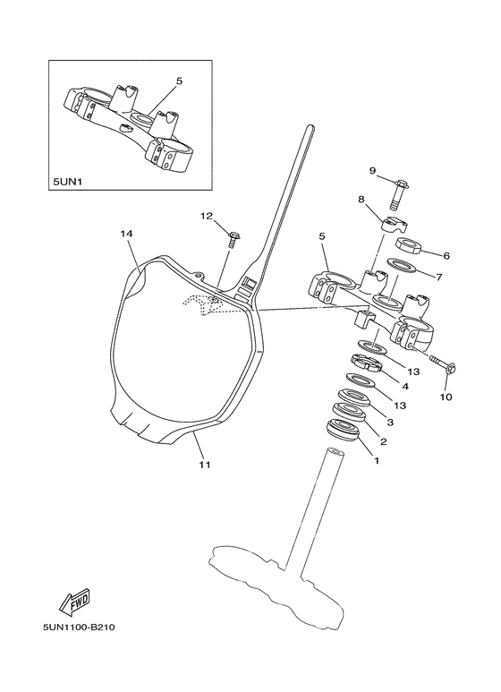 YZ125 Управление