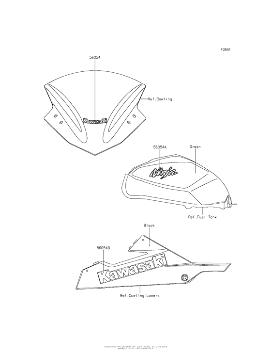 EX300 Decals (Green)(Afs)