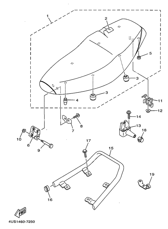 V110ZE Сиденье