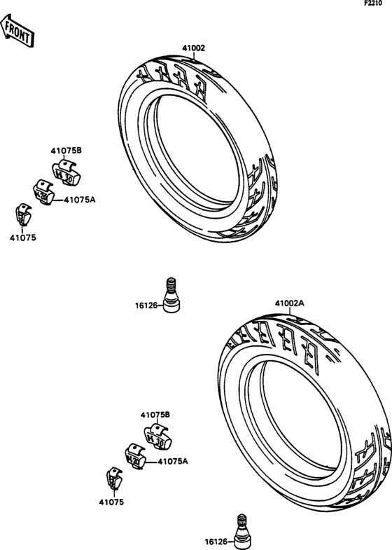ZX750 Покрышки