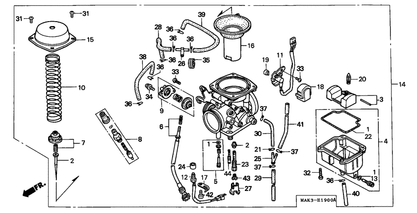 Carburetor assy