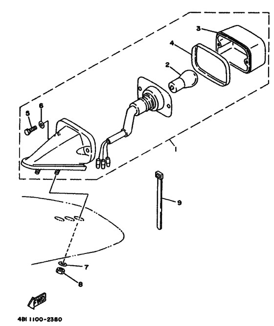 Taillight unit ass`y