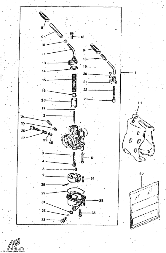 CW50RS Карбюратор