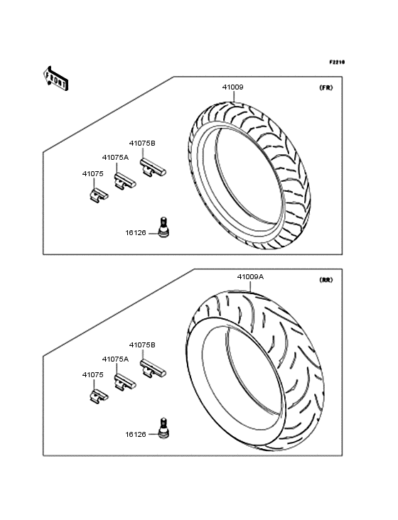 ZX1000 Покрышки