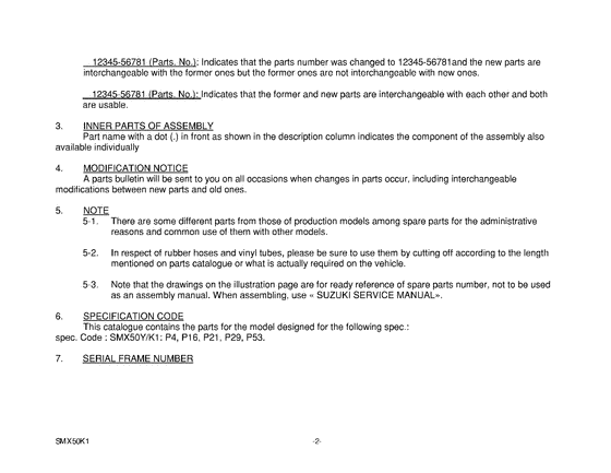 SMX50 Catalog preface