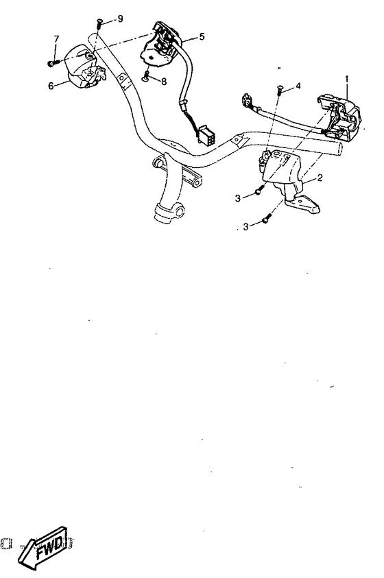 Handle switch. lever