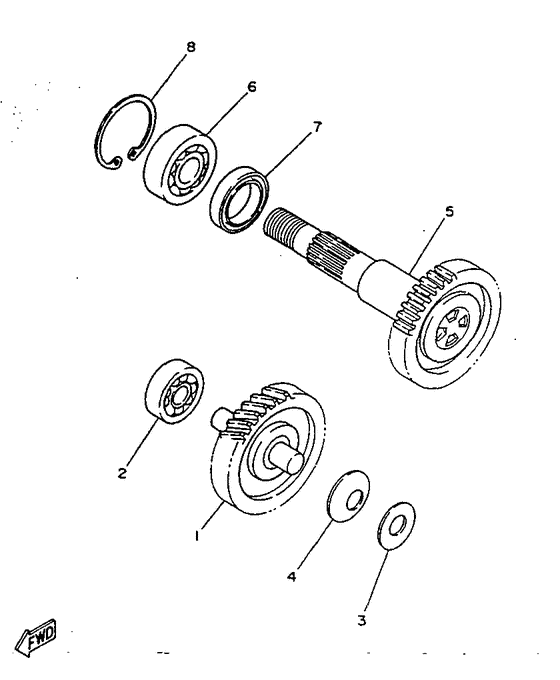 YN50R Трансмиссия