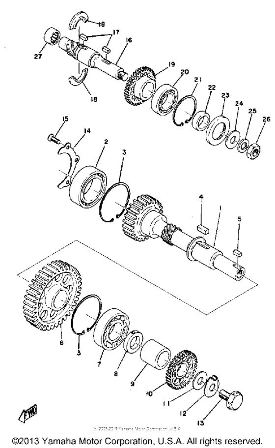 Counter shaft