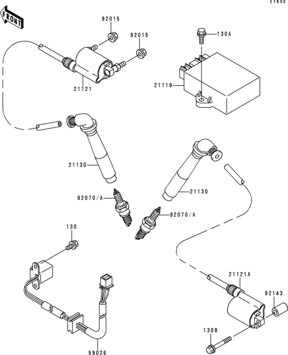 VN800 Система зажигания