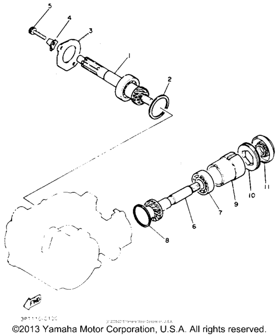 PW50E Трансмиссия