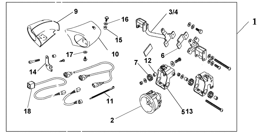 NT700V Front fog light set