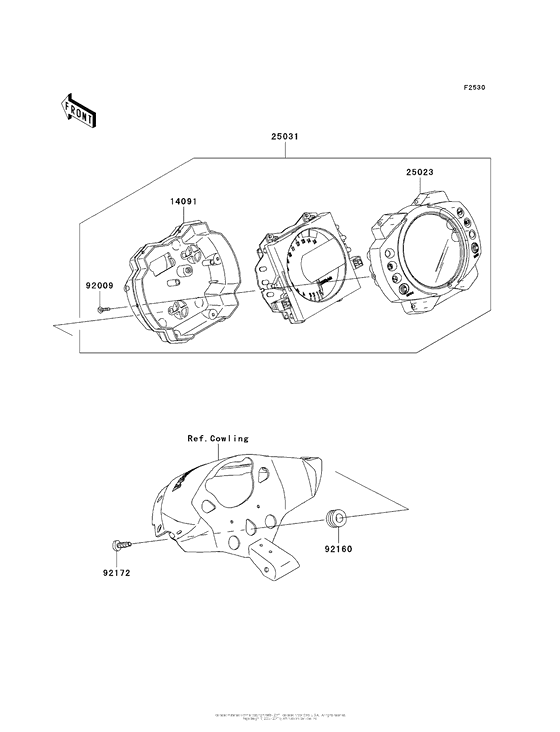 ZX1000 Приборы