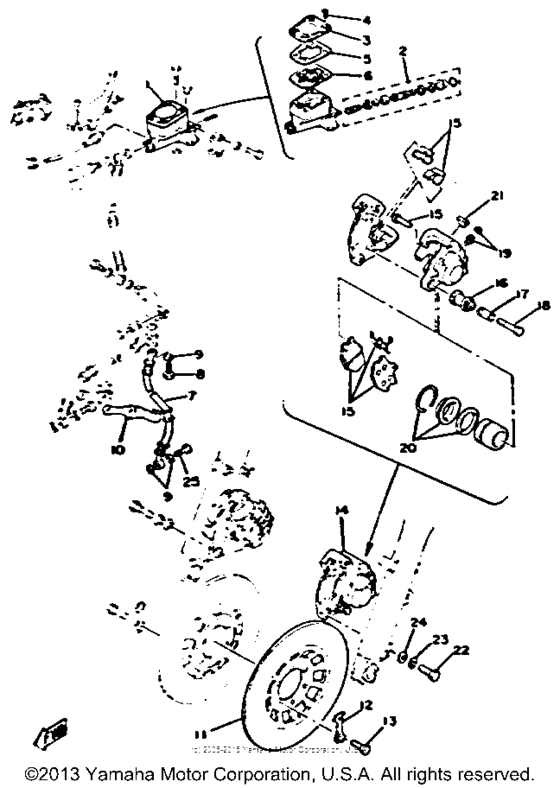Double disc brake