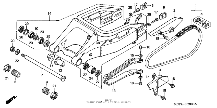 Swingarm ('00-'01)