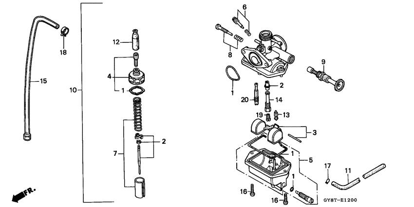 Carburetor assy