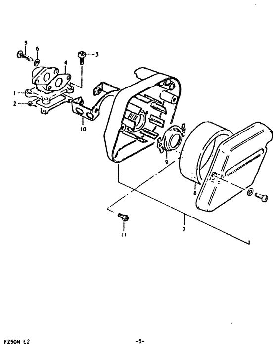 Reed valve - air cleaner