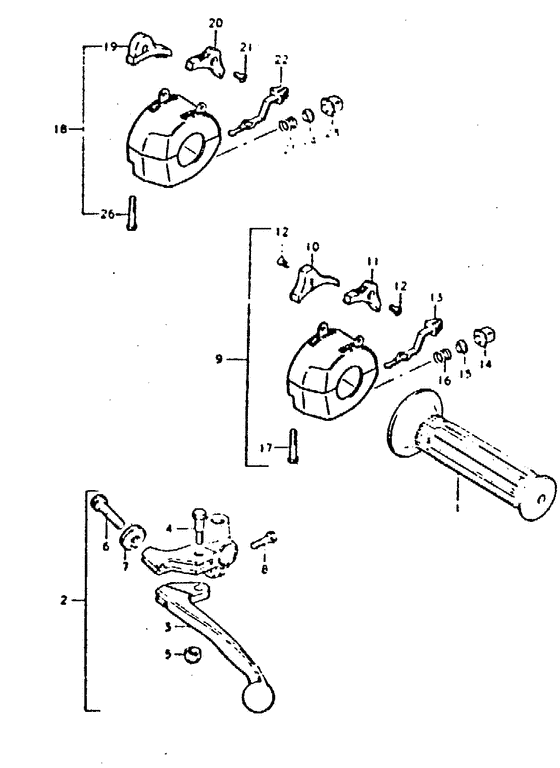 Left handle switch