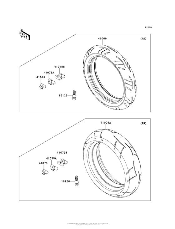 ZX1400 Покрышки