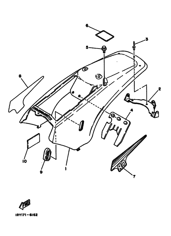 BW80 BW80W Боковая крышка