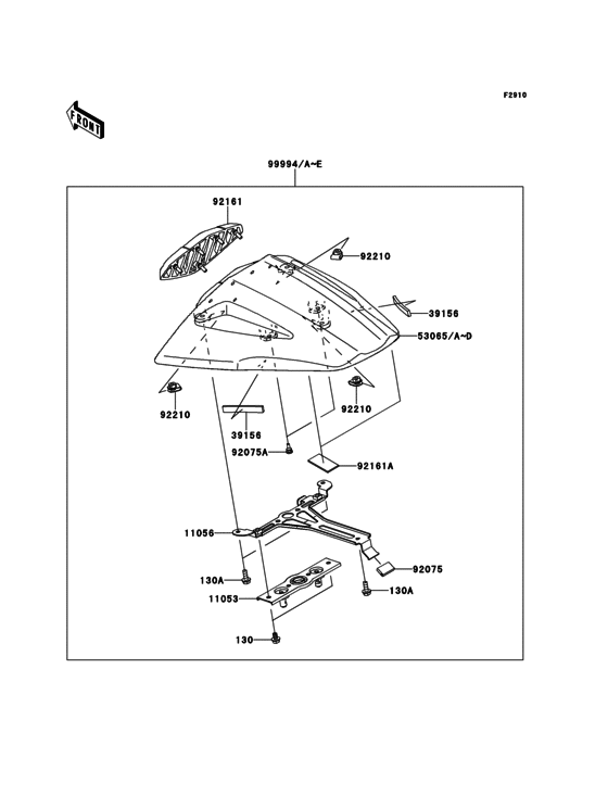 ZX1000 Accessory(Single Seat Cover)