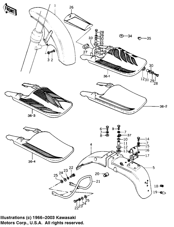 Fenders/seat cover